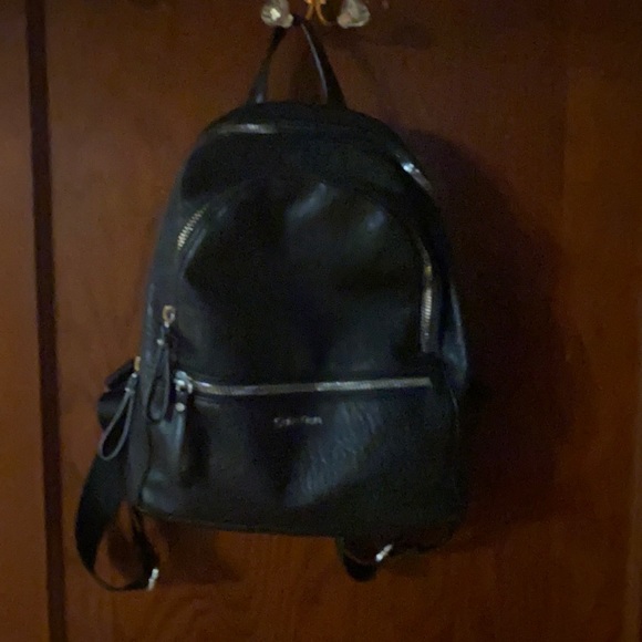 Leather Calvin Klein backpacks - Picture 4 of 10